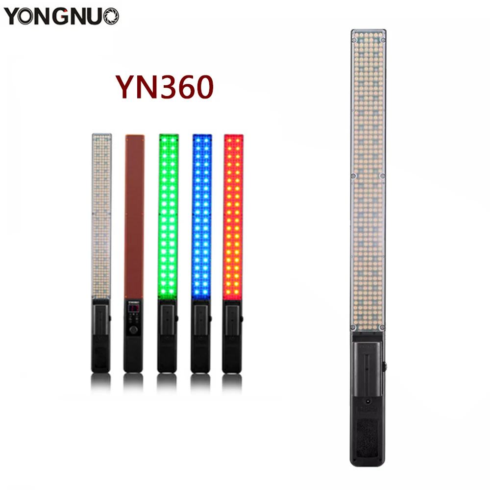 Yongnuo YN360 Беспроводная профессиональная портативная Светодиодная лампа для