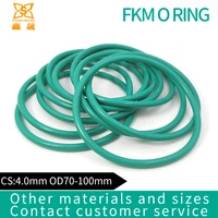 rubber ring green fkm o rings seals cs4 0mm od707275788082858890929598100mm oring seal gasket fuel washer