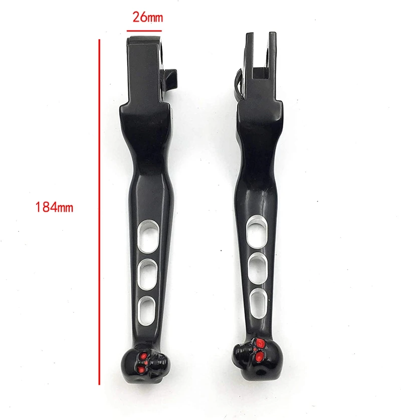 Мотоцикл Череп тормозной рычаг сцепления ручка для Touring Road King Dyna FLST Sportster XL 883 1200 1996