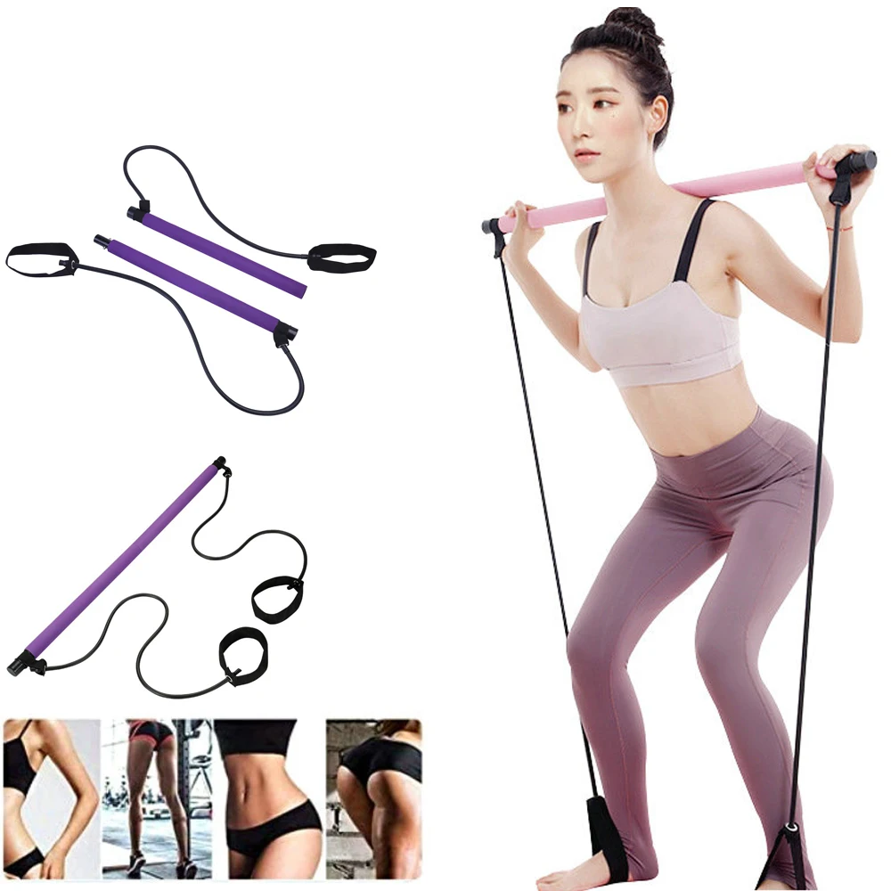 Портативный ралли Пилатес эластичная веревка Спортивная трость для занятий
