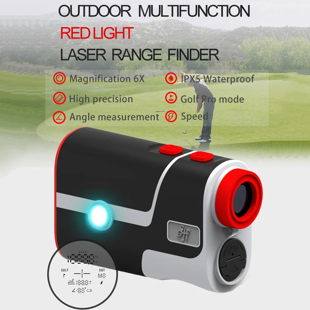 

1000M Laser Range Finder Outdoor Handheld Distance Meter Monocular Telescope Golf Rangefinder for Hunting Construction Tools