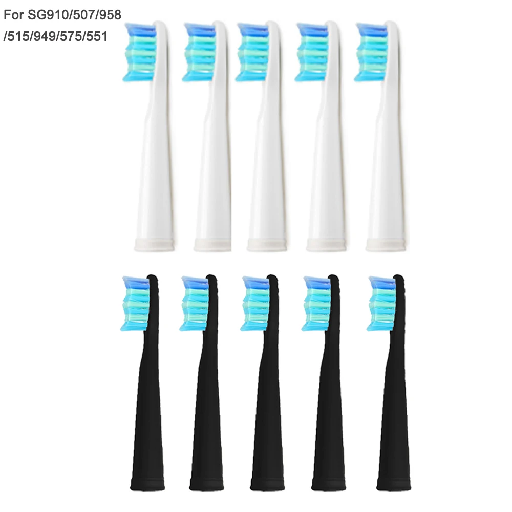 

10pcs Electric Replacement Brush Heads Sonic Toothbrush Hygiene Care 899 Set heads for Seago SG910 SG507 SG958 SG515 SG949 SG575