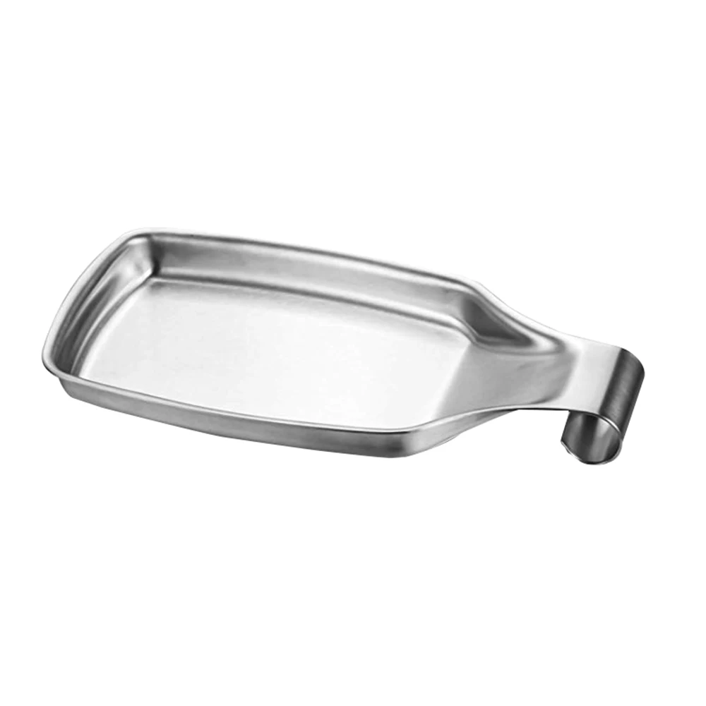 Thick 304 Stainless Steel Spoon Support Pad Rest Heat Resistant Kitchen Utensil Rice Holder Durable Tool | Дом и сад