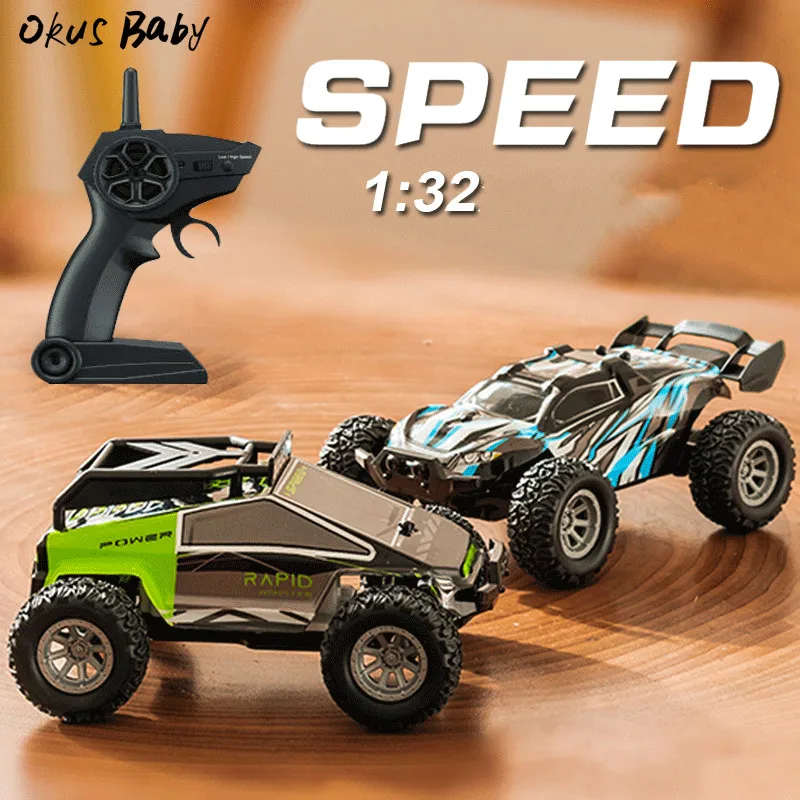 

2023 New 1:32 Mini High Speed 20km/h RC Car Dual Speed Adjustment Indoor Mode Professional Mode Travel Off-Road RC Cars Toys