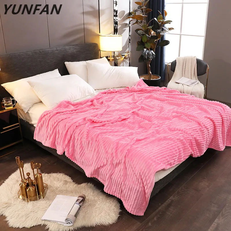 

Cute pink blankets quilts twin full queen king fashion blankets soft Throw Flannel blankets on Bed/car/sofa comfortable rugs