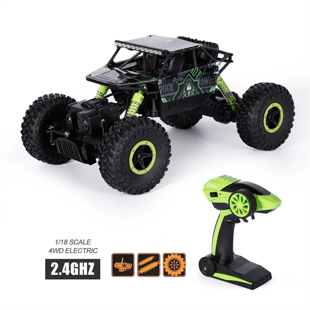 2 4 GHz RC автомобиль 4WD Рок Гусеничный ралли скалолазание 4x4 двойные двигатели Bigfoot
