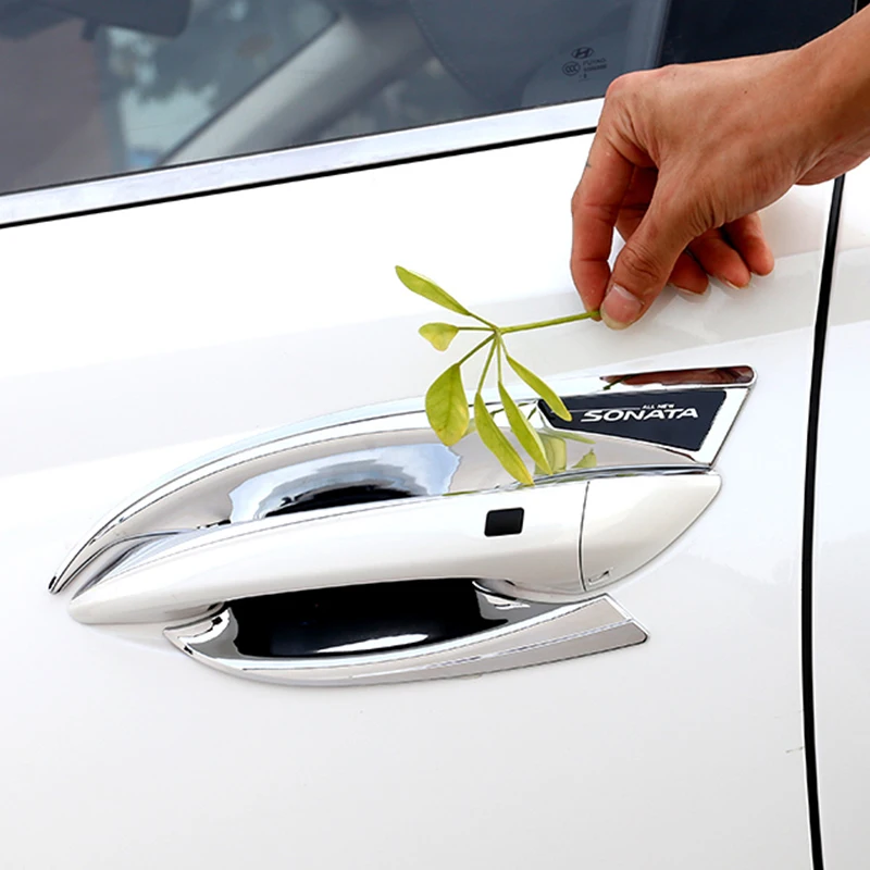 

Car Door Handle Cover Frame Door Handle Cover Trim Door bowl Car Door Handle Decoration For Hyundai Sonata 2020