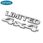 AQTQAQ 1 Набор 4X4 + ограниченный хромированный логотип 3d наклейка эмблема, логотип, наклейка табличка украшения, автомобильные аксессуары