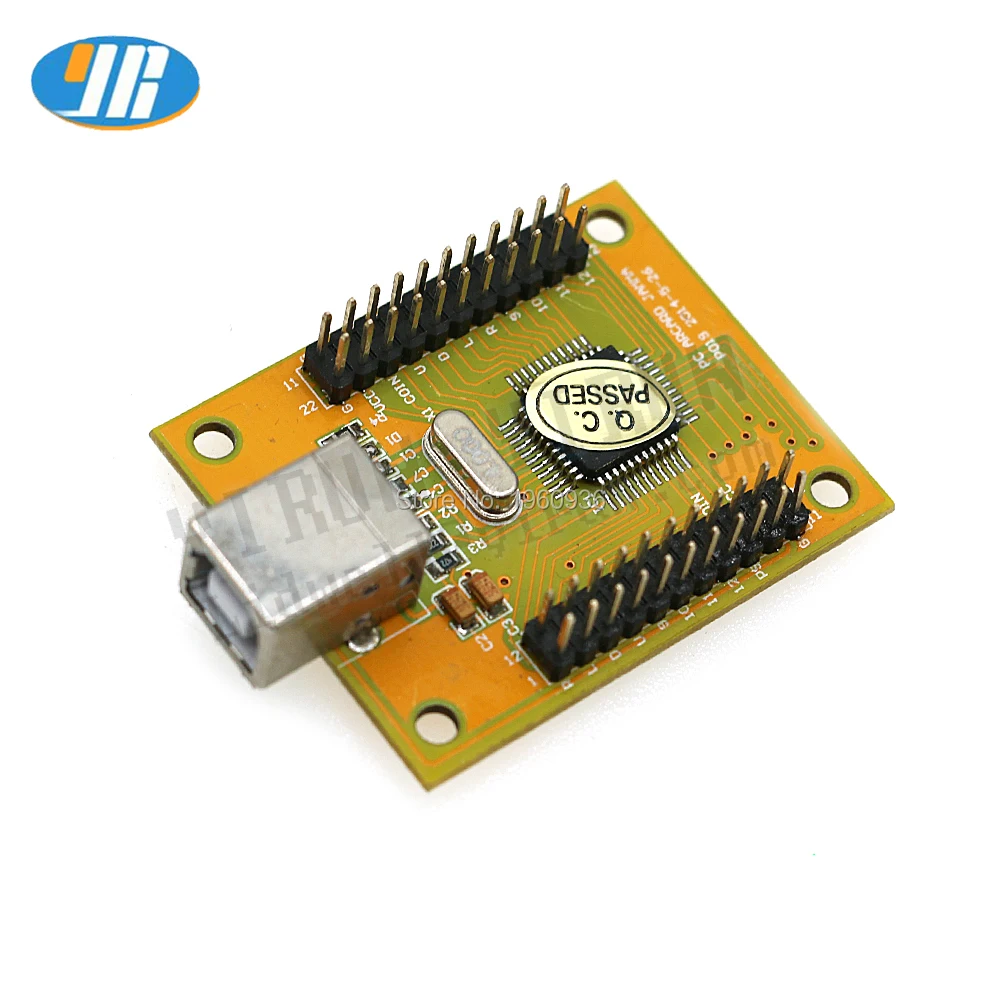 Интерфейс USB-контроллера для аркадных игр 2 джойстика и 27 кнопок с турбонаддувом