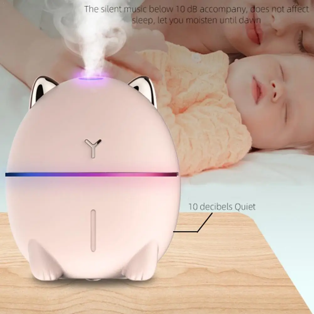 

Увлажнитель-аромадиффузор портативный с USB-портом для дома и офиса