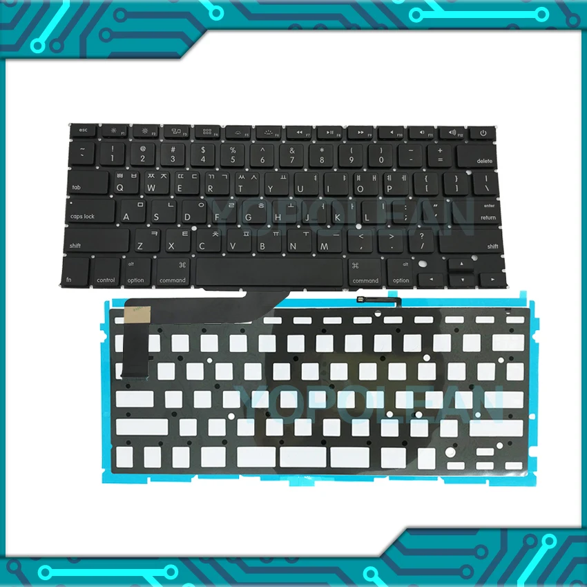 Новая клавиатура A1398 Корейская раскладка с подсветкой для MacBook Pro Retina 15 дюймов 2012