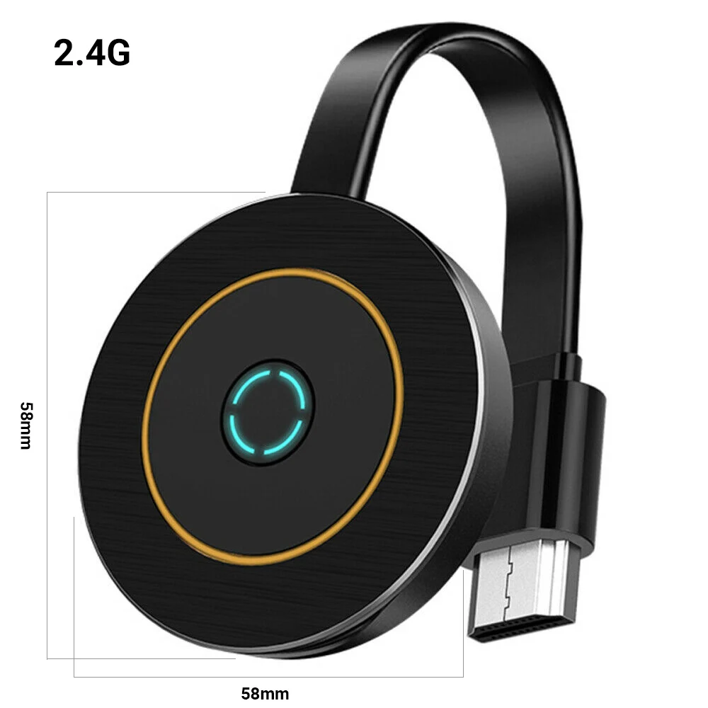 

G10 Wireless Screen Projector 2.4G 4K High Definition 5G Dual Band HDMI-Compatible Phone TV Wireless Projector