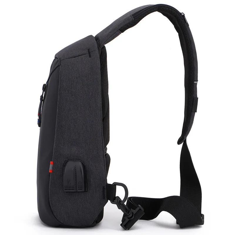 Заряжаемая через плечо сумка с USB для IPAD Mini Air 1 2 3 4 5 6 противокражная 10 дюймов Samsung