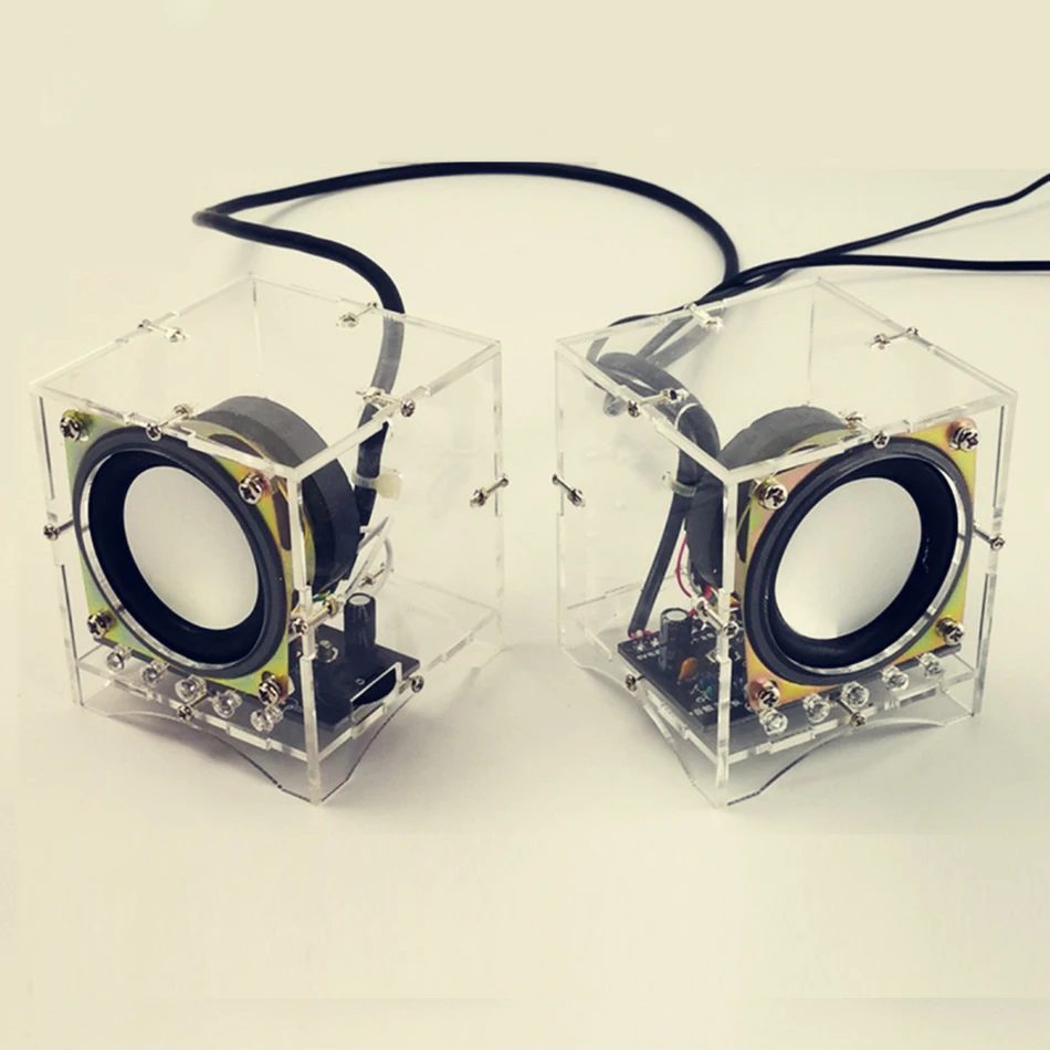 Набор для самостоятельного изготовления 2 электронных динамиков 3 Вт с