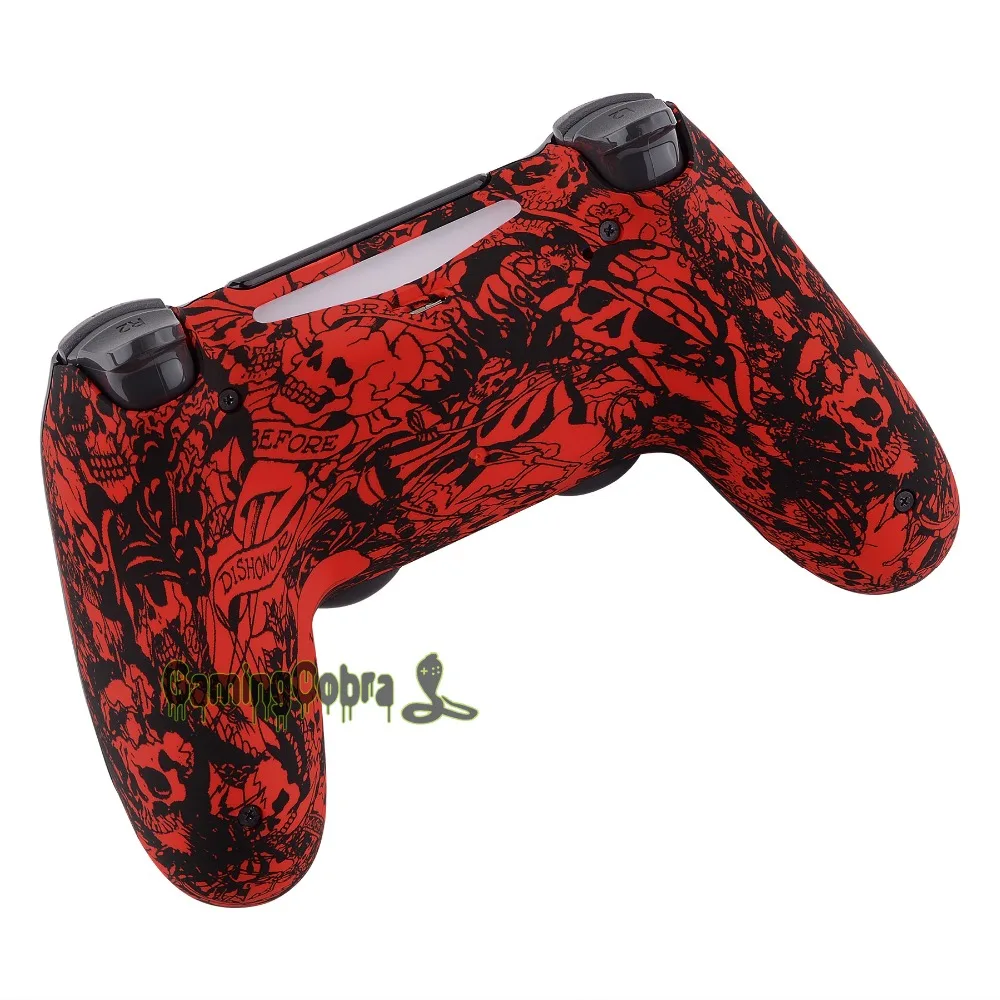 Демоны и монстров Soft Touch Нижняя оболочка запасная часть для Playstation 4 PS4 тонкий поляризационный фильтр Pro контроллер JDM-040 JDM-050 JDM-055