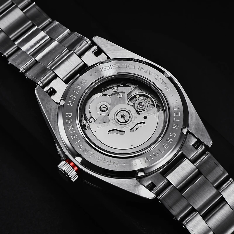 

2021 New PAGANI DESIGN Luxury Brand BB58 Automatic Men's Watches Stainless Steel Waterproof 100M Men Mechanical Luminoso Watch