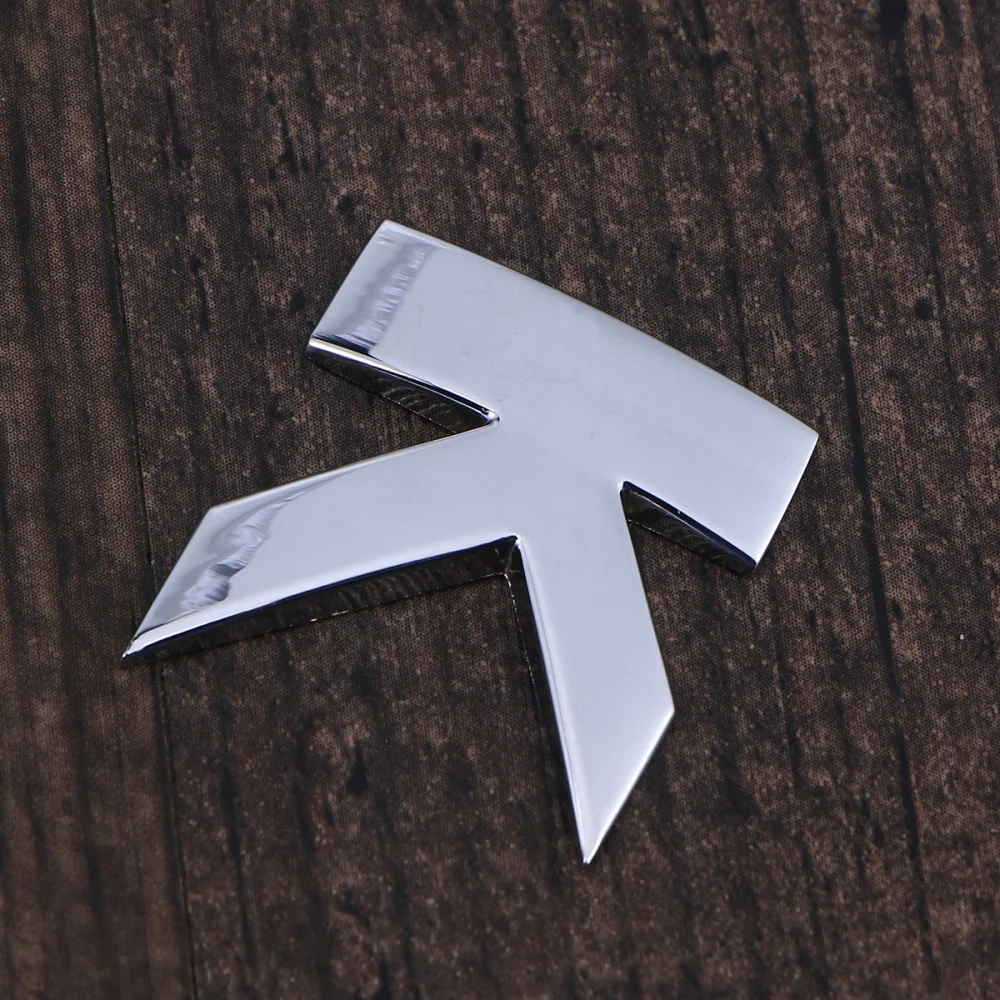 

3D DIY Metallic Alphabet Car Sticker Car Emblem Letter Badge Decal - K (Silver)