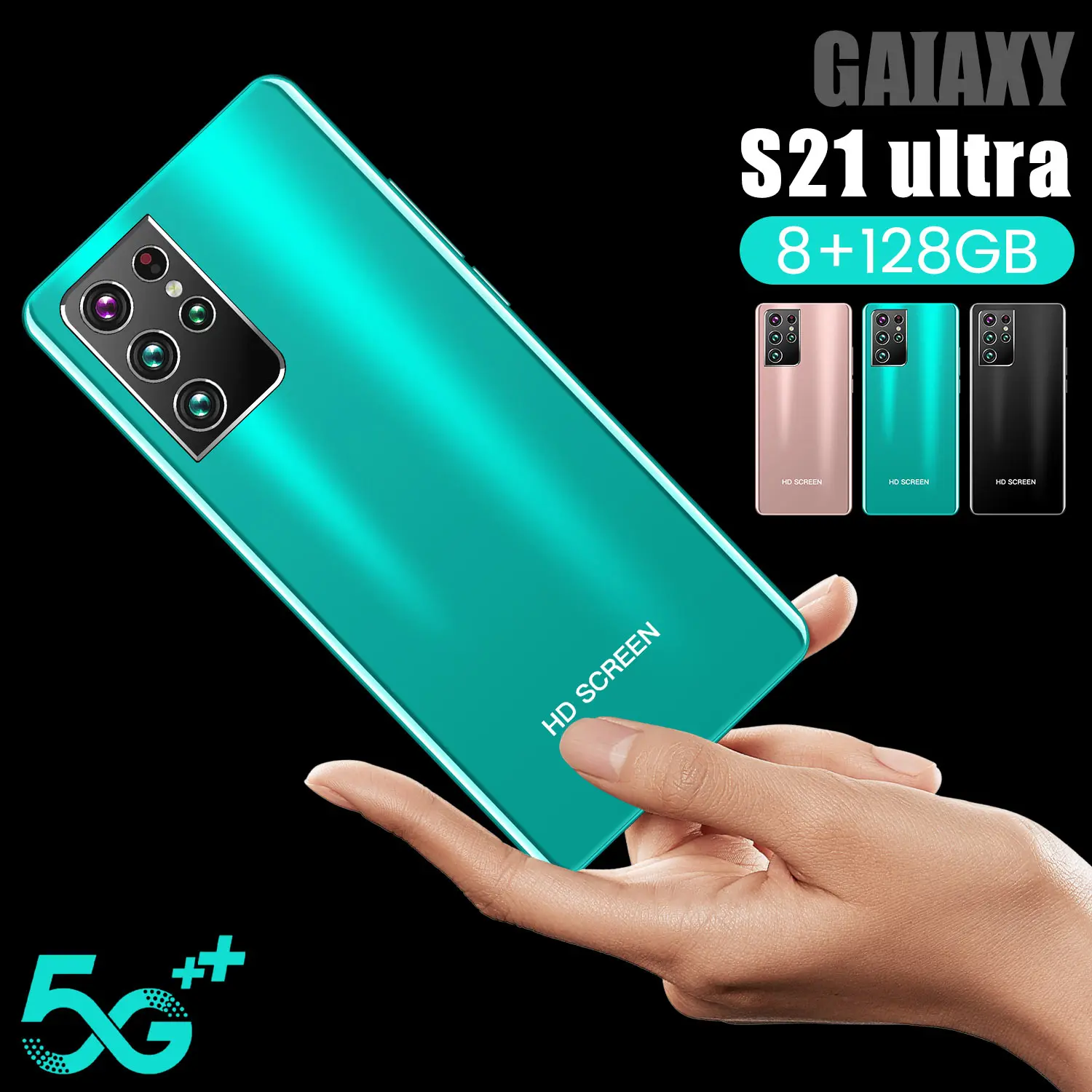 

S21 Ultra 8gb Ram 128gb Rom 5.5 Inch Global 5g Dual Version Sim 4800mah Fingerprint Unlock Mtk6595 24+48mp Android10