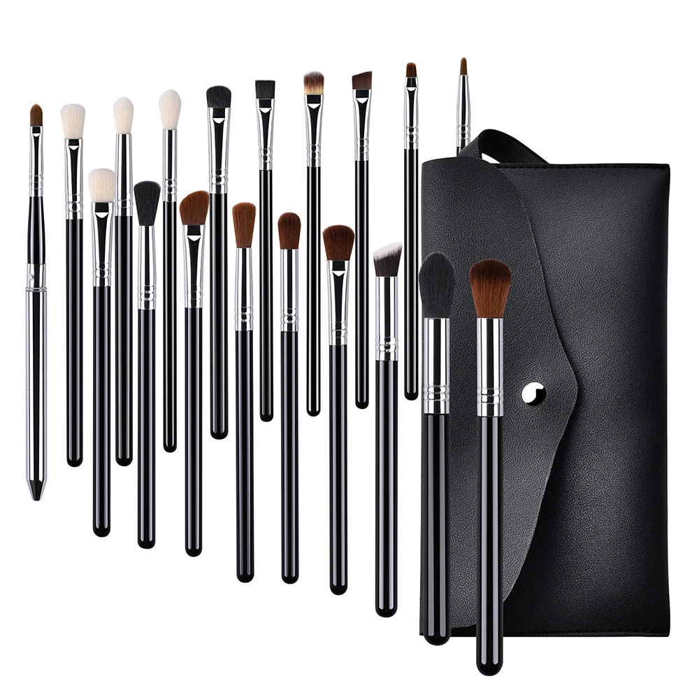 

Makeup Brushes Set 19pcs Professional Eye Shadow Makeup Brush Kits Eyeshadow Eyeliner Blending Eyebrow Synthetic Hair