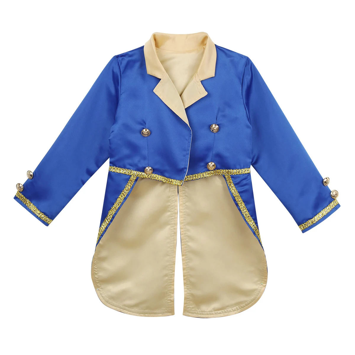Нарядный костюм принцессы для маленьких мальчиков Детская куртка смокинг с