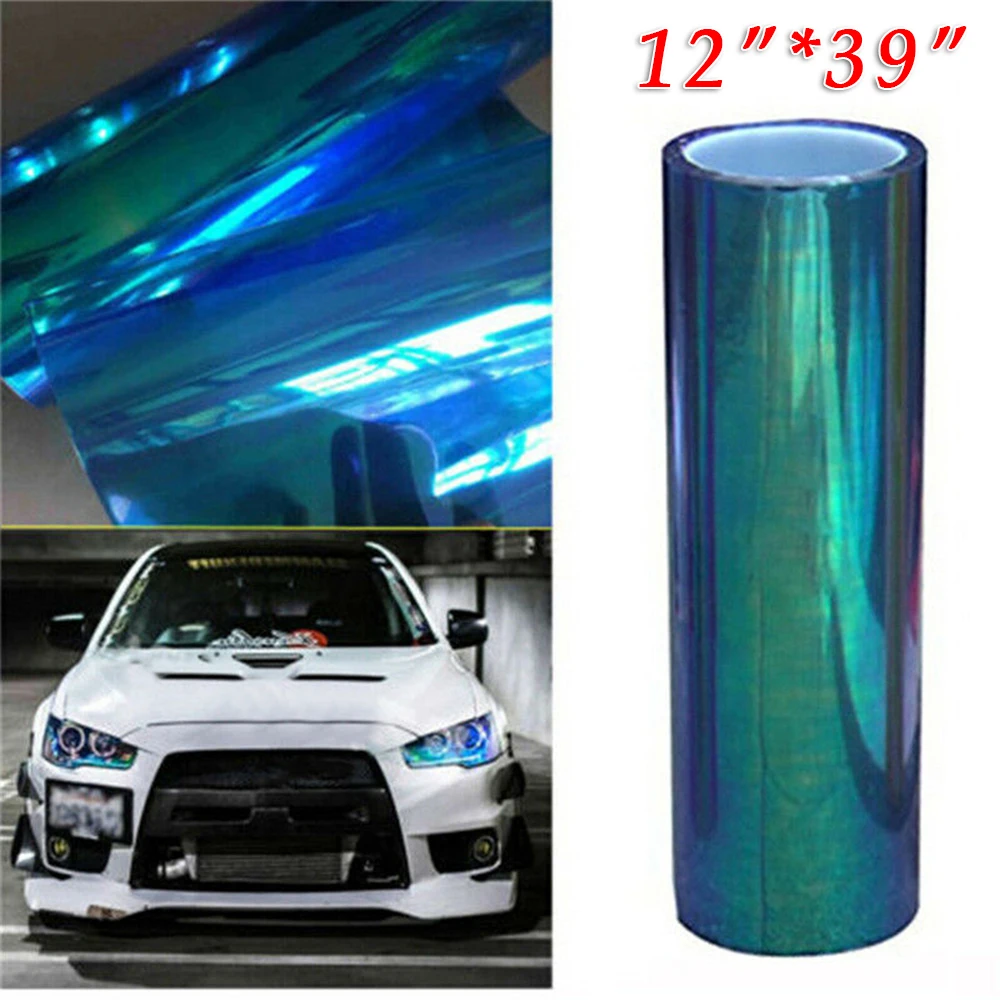 12*39inch Chameleon Colorful Car Headlight Taillight Vinyl Tint Lamp Film Wrap Brand New And High Quality 12*39inch Chameleon Colorful Car Headlight Taillight Vinyl Tint Lamp Film Wrap Brand New And High Quality