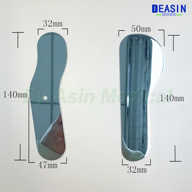 

6pcs/set dental orthodontic reflector intraoral photographic mirror 2 sides rhodium glass mirrors for dental clinic