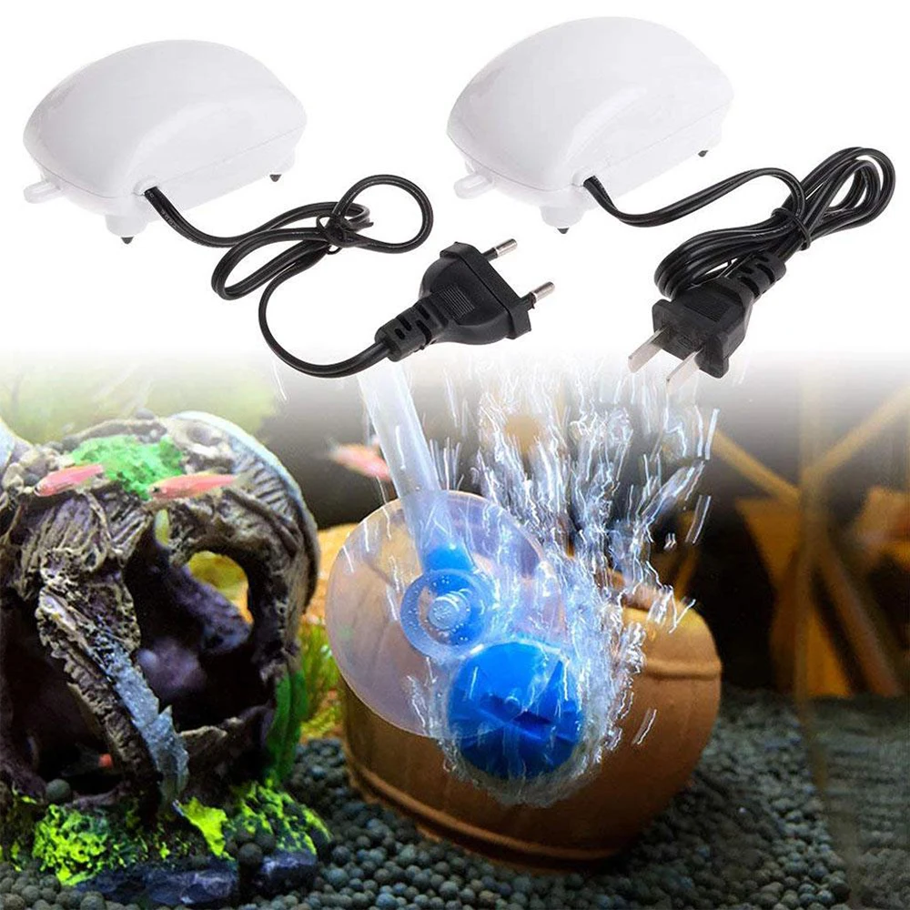 Аквариумный воздушный насос аквариумный мини компрессор кислородный