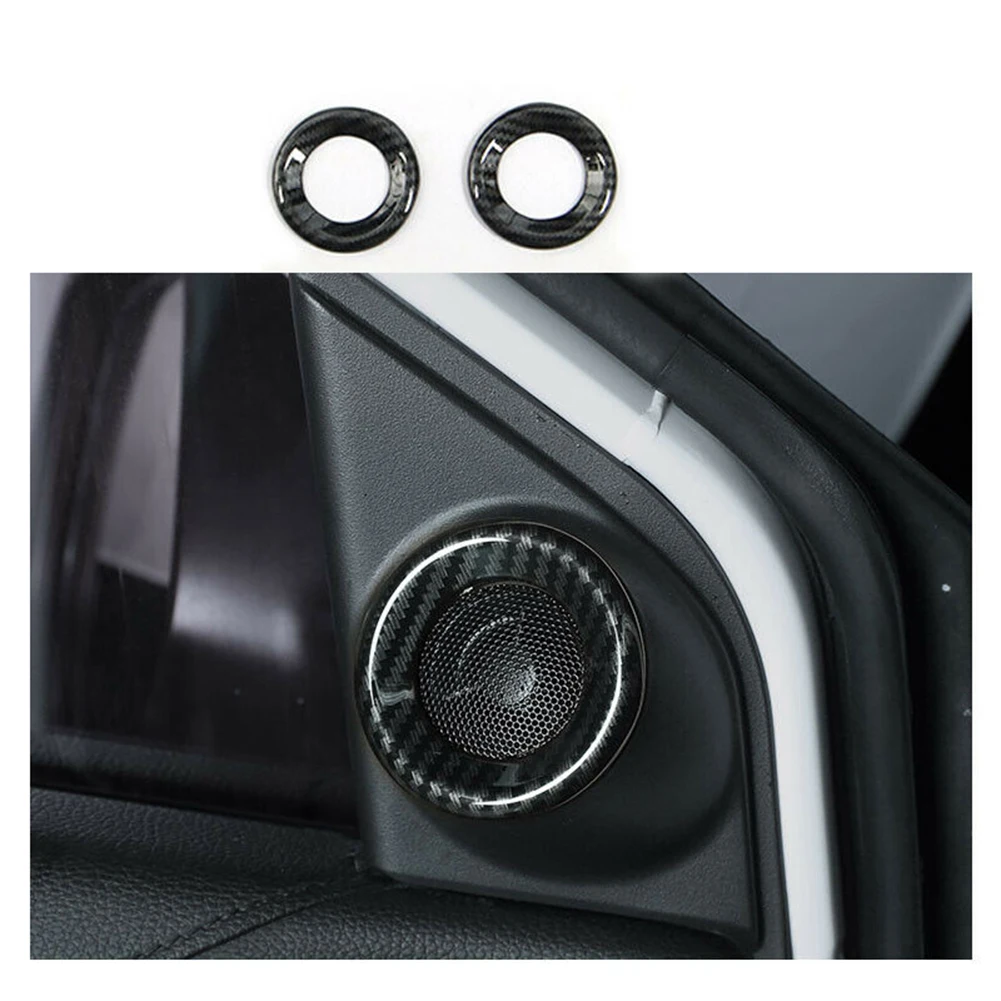

Interior Decoration Cover Trims Black Carbon Fiber For Honda Exterior Mouldings