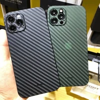 matte carbon fiber pattern phone case for iphone 13 pro max 11 12 pro max ultra thin carbon fiber pattern lens protection cover
