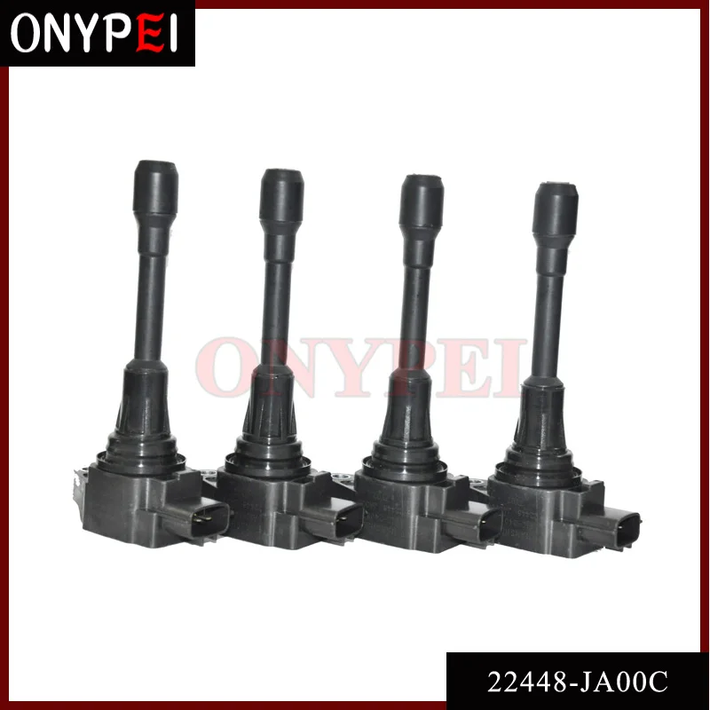 4 катушки зажигания 22448 JA00C ED000 для Nissan Altima Sentra Infiniti FX50 22448JA00C 22448ED000|coil|coil ignition |
