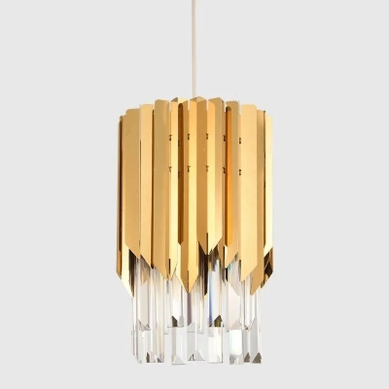 Современная хрустальная люстра для столовой одиночный светильник подвесной из