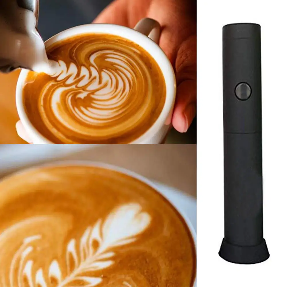 

1 Pcs Mini Handheld Milk Frother Battery Operated Electric Coffee Milk Foam Maker Egg Beater Kitchen Supplies Home Accessories