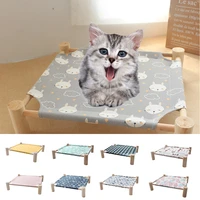 new solid wood bed camp bed pet camp bed cat dog wooden pet kennel removal of four seasons rabbit sofa bed