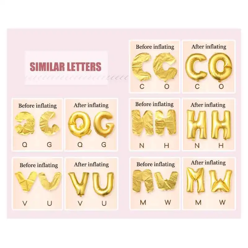 

16 inch Letter A to Z Alphabet Foil Balloons Letter Birthday Party Wedding Decoration event & party supplies birthday balloons