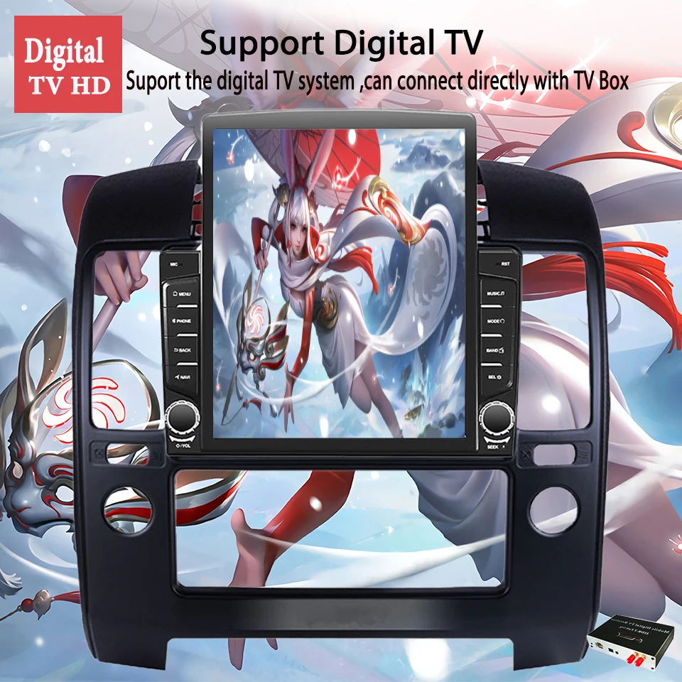 $149.92 For NISSAN Navara 2004+ Android10 8G+128G Auto Radio Audio Video A/V Player Head Unit With GPS Carplay Tape Recorder Cassette