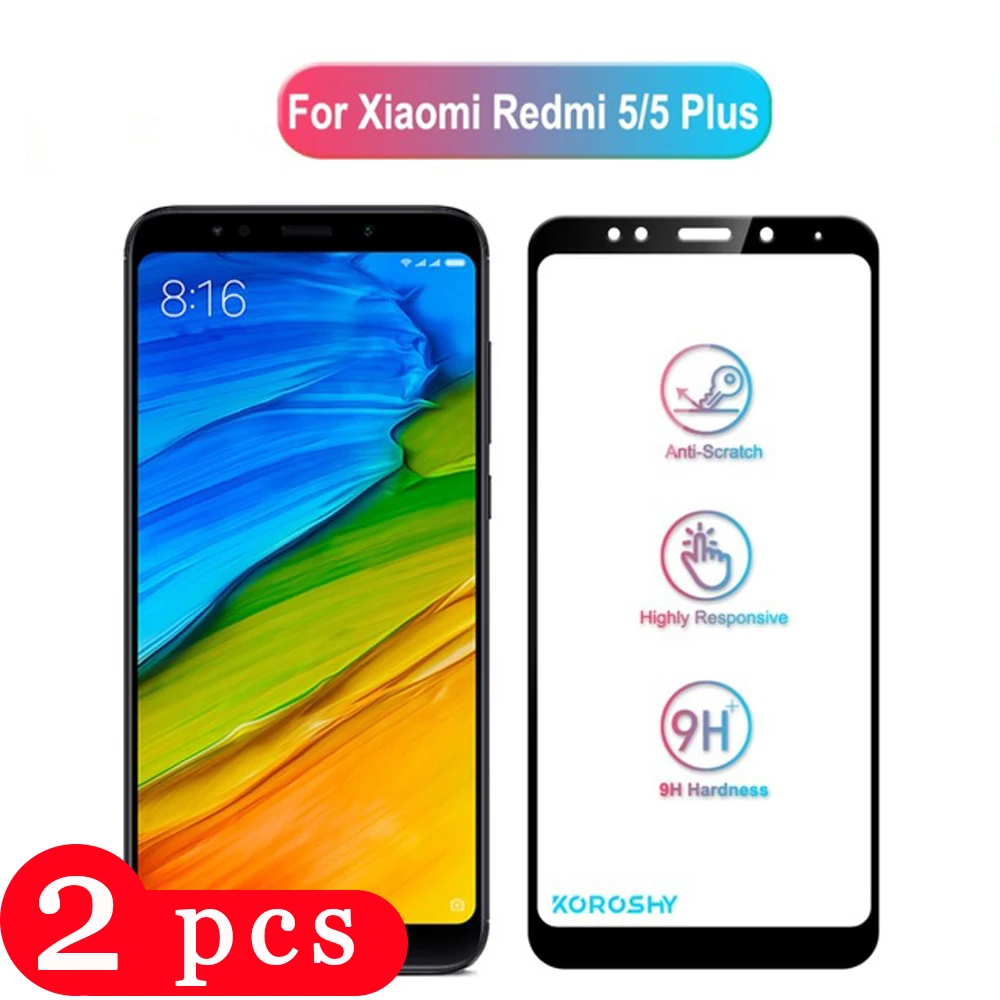 2 шт. закаленное стекло для xiaomi redmi note 6 pro 6A S2 Защита экрана 4X 4 5 5A plus защитная