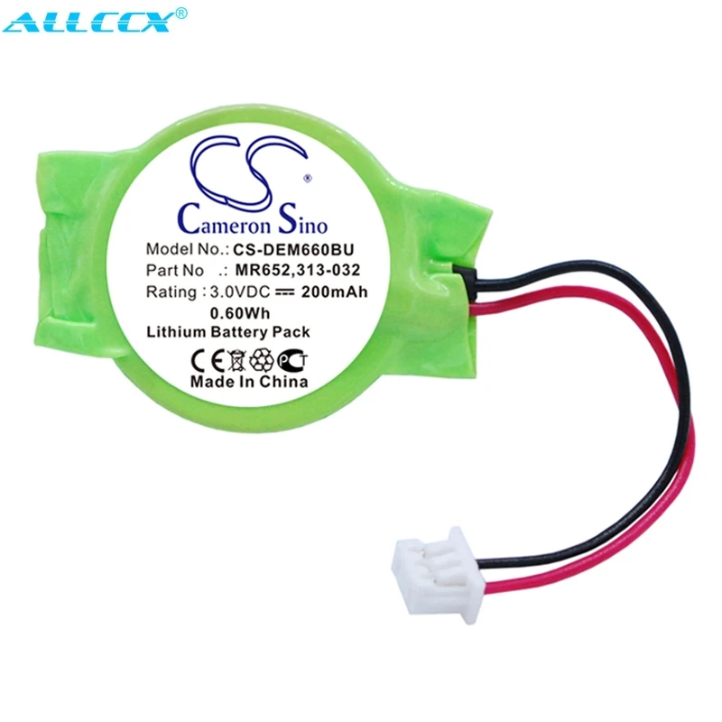 

Аккумулятор Cameron Sino 200 мАч для DELL Latitude E6320, Latitude E6420, Latitude E6430, E6520, E7240, Latitude X1, M4600, M6600