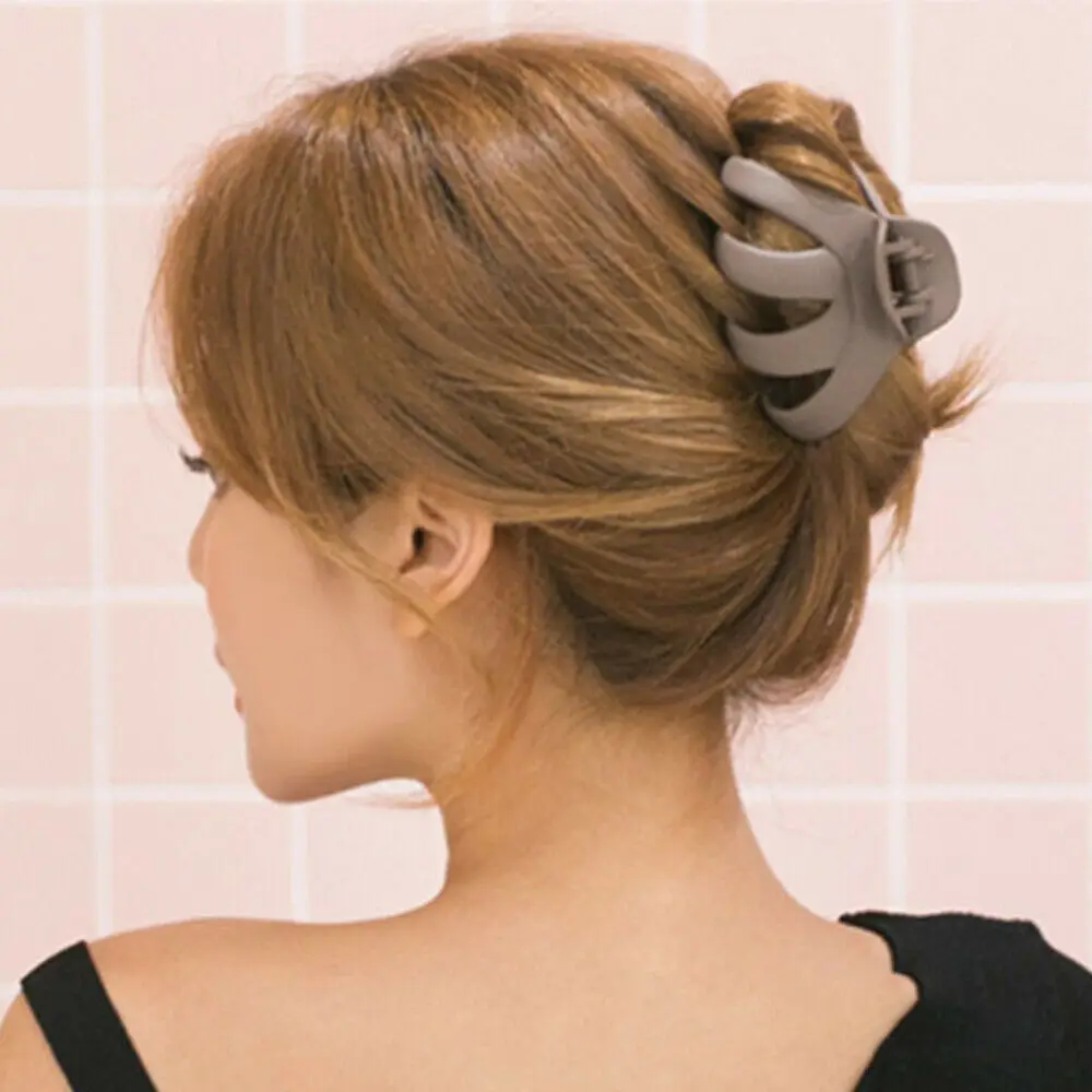 Женская акриловая заколка для волос одноцветная краб аксессуары волос| |