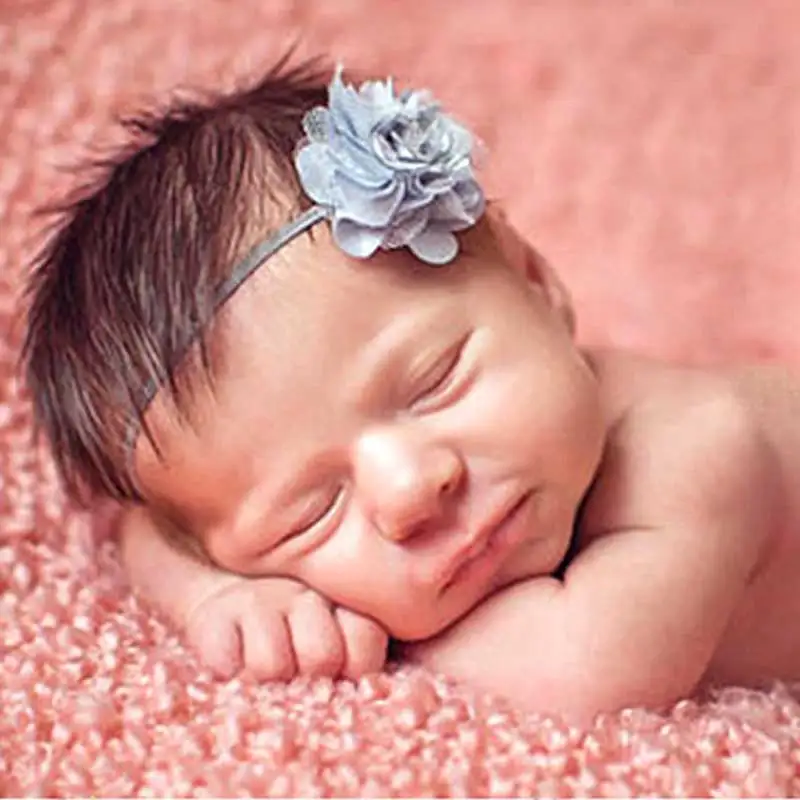 Красочные аксессуары для волос реквизит фотосессии цветы новорожденных детей