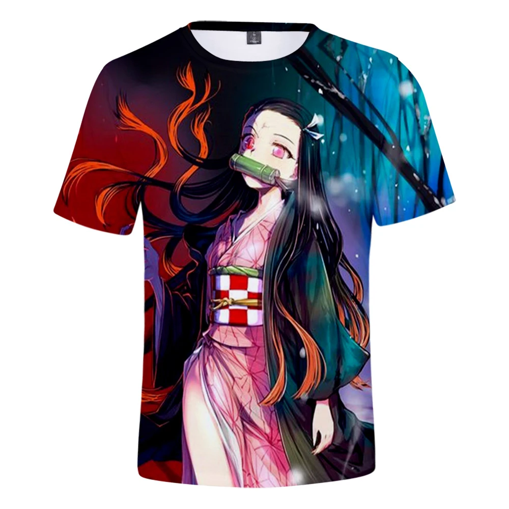 

Ghost Blade Popular 3D Fashion Casual T-Shirt Men Women Short Sleeve Demon Slayer Autumn Summer Women Men Print T-Shirt Shirt