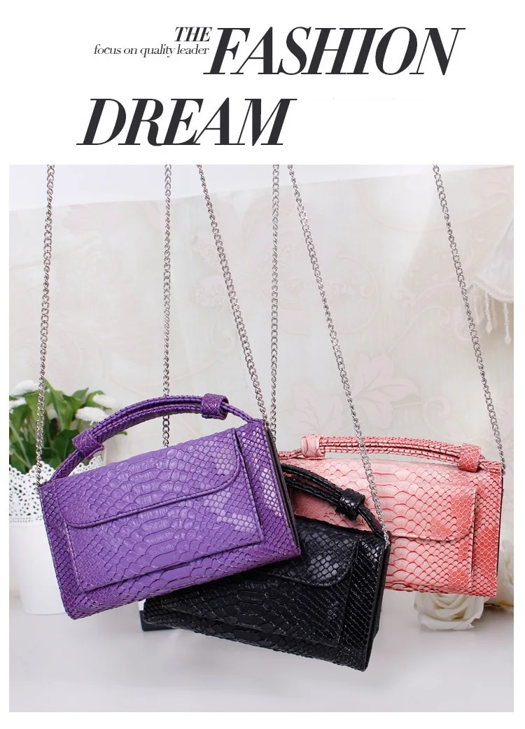 Hot Sale Snake skin Women Clutch Leather Wallet Female Long Wallet Women Zipper Purse Strap Money Bag Purse For iPhone 7
