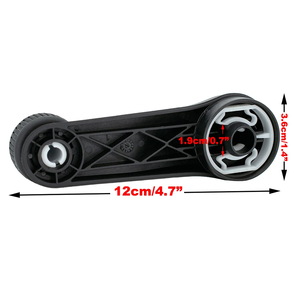 Ручка моталки на окна автомобиля для VW Golf MK3 MK4 Vento Bora Polo 6N1 Beetle Caddy Skoda Octavia Fabia 1H0837581D 2