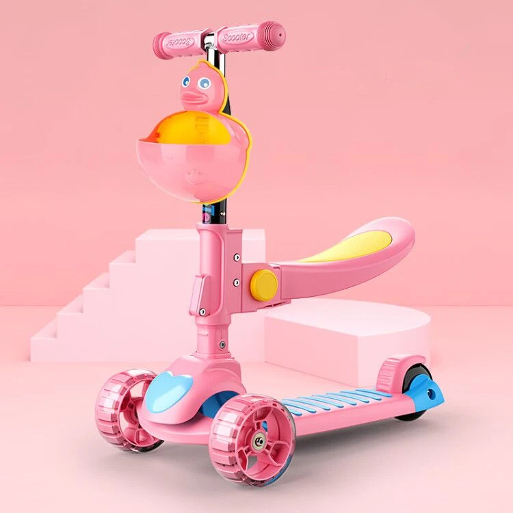 Портативный детский скутер регулируемый фристайл городской игрушки для малышей