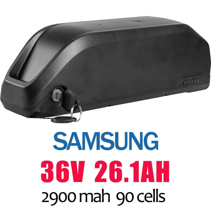 36V26.1AH Электрический велосипед 36 В 10,4-31,5 Ач SAMSUNG LG ячейка литиевая батарея для 8FUN Mid привод двигателя BBS02 литий-ионная батарея Ebike аккумулятор чехол - Цвет: 36V26.1AH