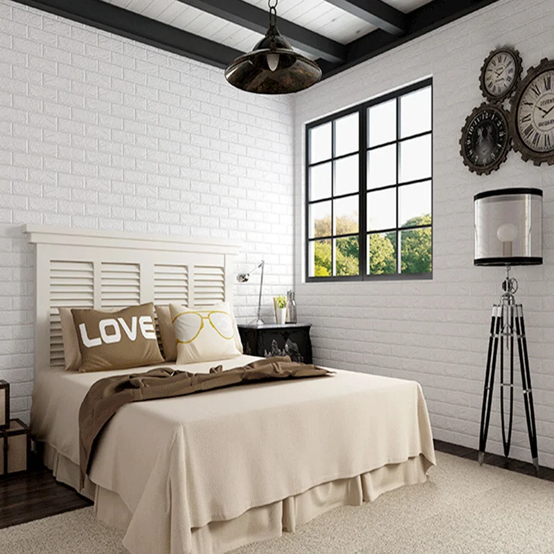 Самоклеящиеся 3D обои кирпичный узор ТВ фон настенная наклейка гостиная