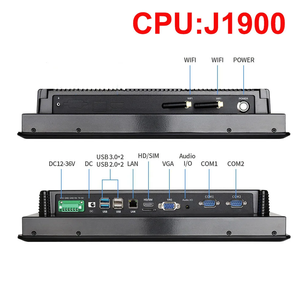 Промышленный панельный ПК все в одном автомобильная центральная консоль планшет