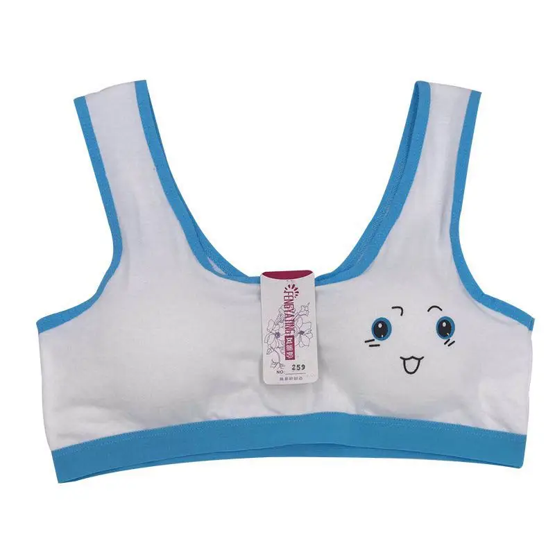 Детское нижнее белье Smile спортивный тренировочный бюстгальтер для девочек|Топы и