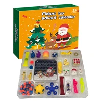 24 fidget advent calendar christmas blind box surprise anti stress relief toys sets slow rising squishy squeeze kids gift boys