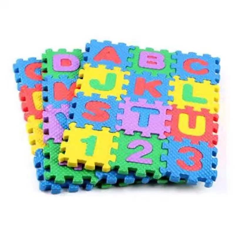 

Mini Puzzle Letter Mat for Barbi Doll Furniture Accessories Yoga Mat DIY Toy