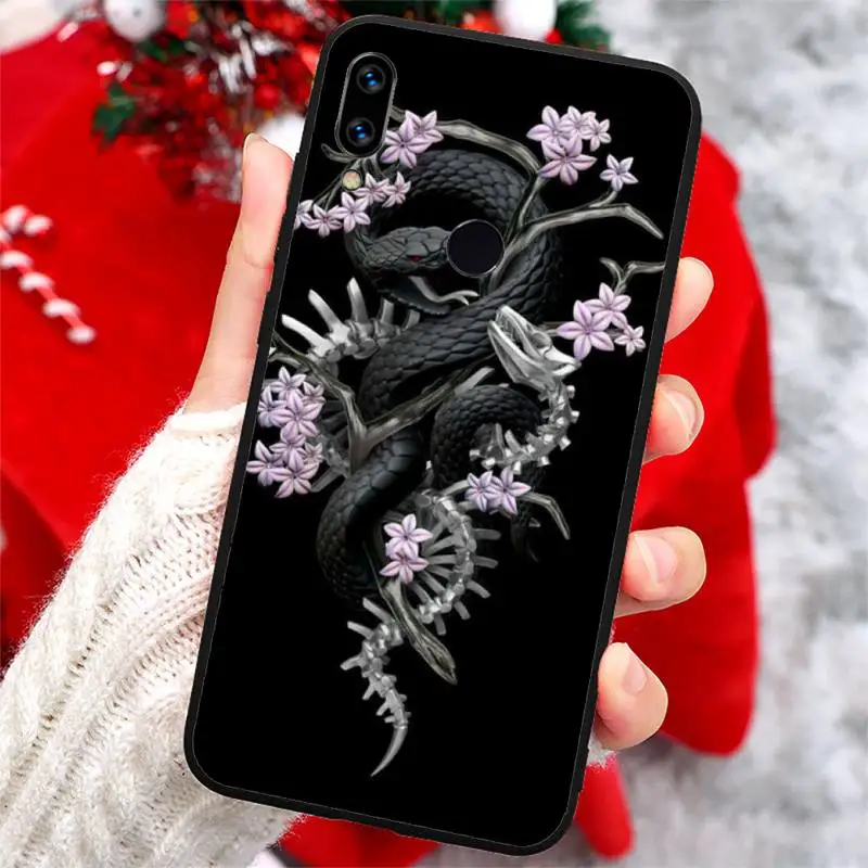 

snake Hand Retro art Riverdale Viper Phone Case For Xiaomi Redmi note 7 8 9 t k30 max3 9 s 10 pro lite